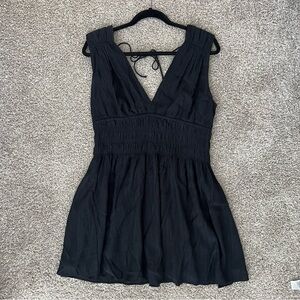 Abercrombie Linen Blend Mini Dress, Size Large Petite